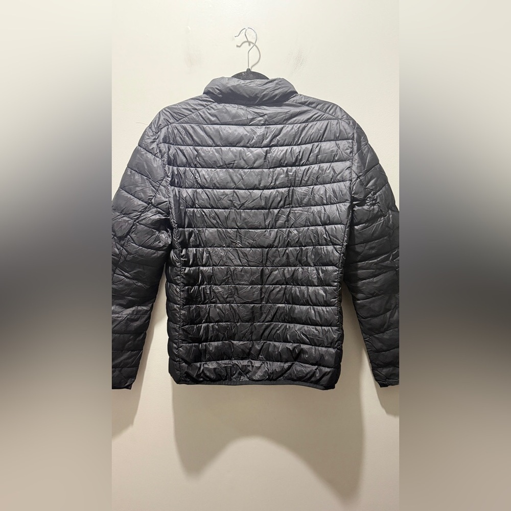 Zara Lightweight Puffer Jacket - Black - Picture 3 of 5